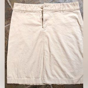 Gap Khaki Cargo Skirt